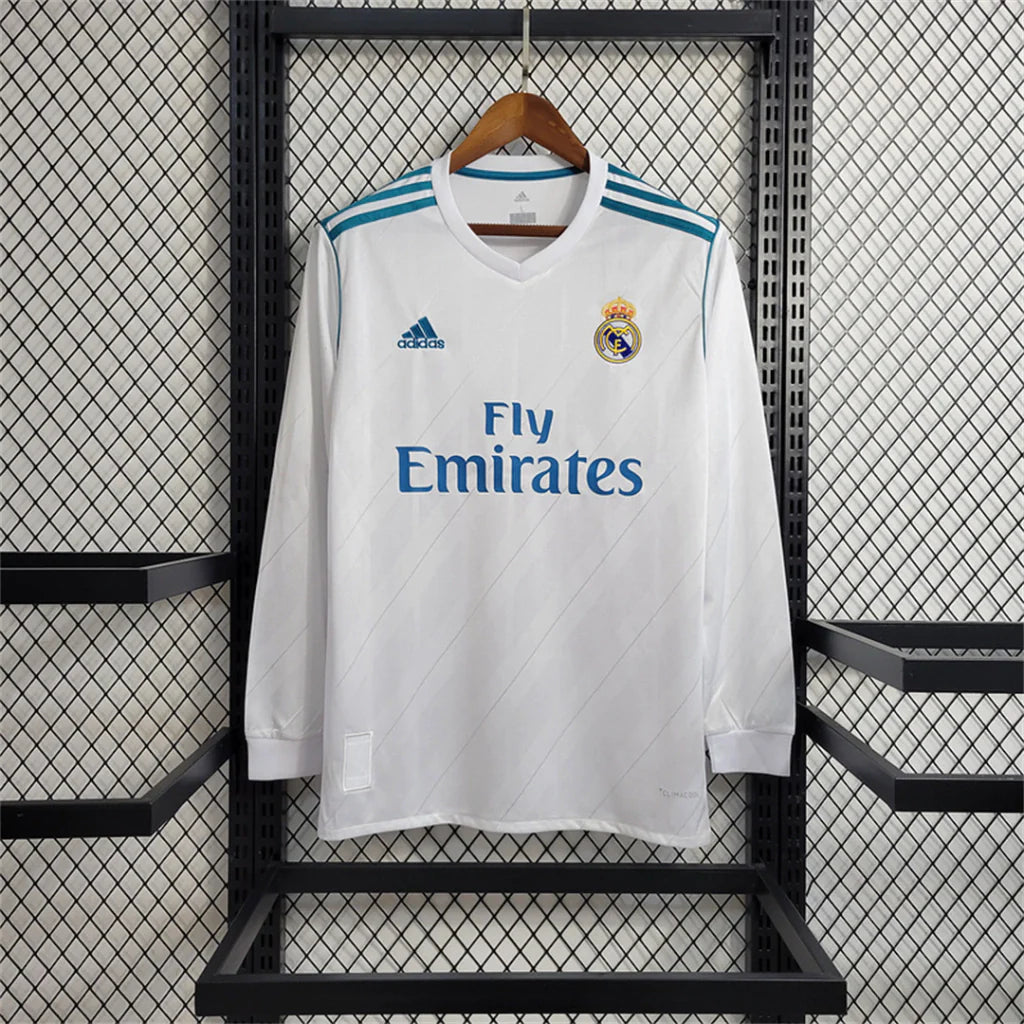 REAL MADRID MANGA LARGA 2017 - 2018 RETRO