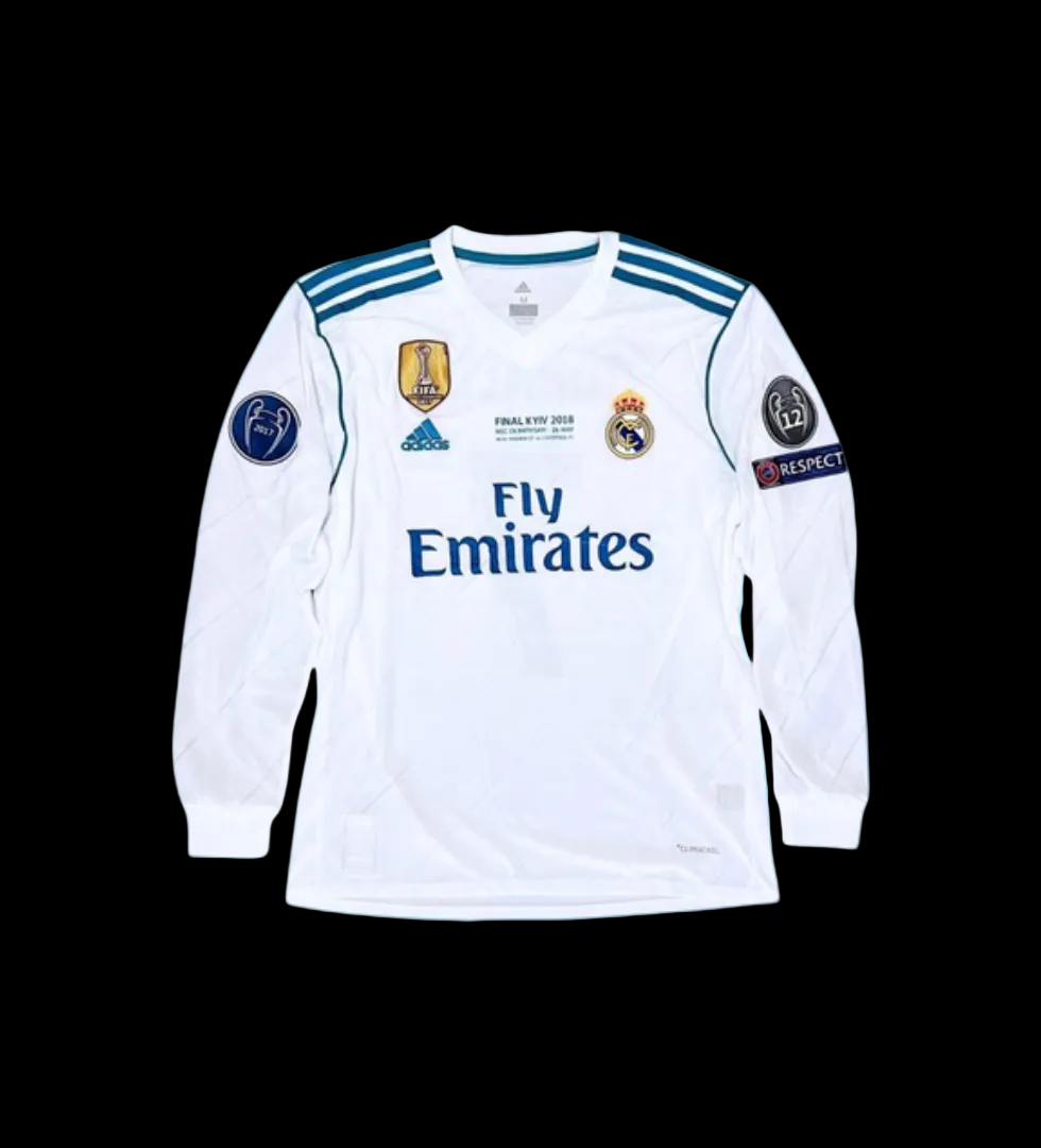 REAL MADRID MANGA LARGA 2017 - 2018 RETRO