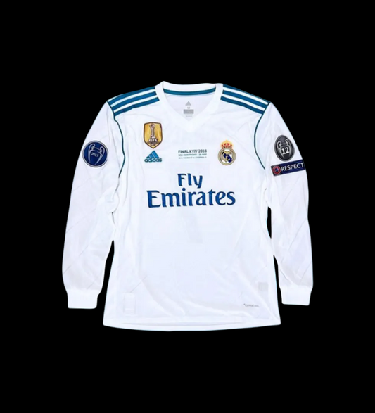 REAL MADRID MANGA LARGA 2017 - 2018 RETRO