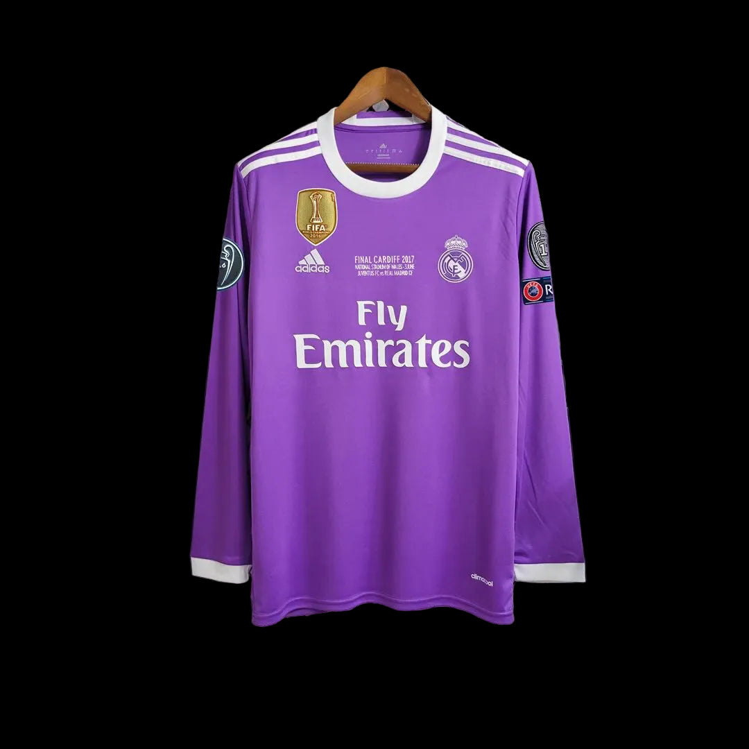 REAL MADRID MANGA LARGA RETRO