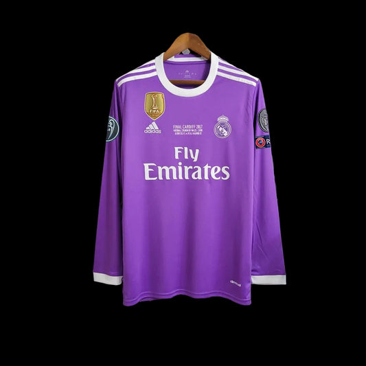 REAL MADRID MANGA LARGA RETRO